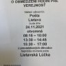 Pošta Lietava - obmedzenie úradných hodín 24.11.2021